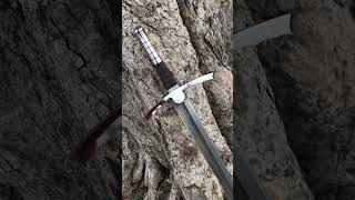 damascus steel sword gift for himDamascusLiveTV catiadamasceno [upl. by Atnomed]