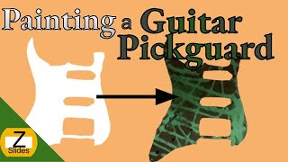 How to Paint a Guitar Pickguard [upl. by Goldina]