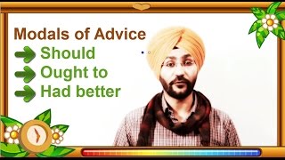 Learn English  English Grammar  Giving Advice  Should Ought to Had better [upl. by Norra]