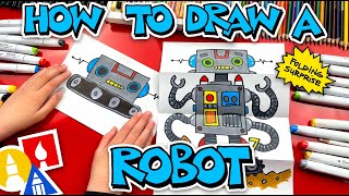 How To Draw Robot Folding Surprise [upl. by Ihcekn]