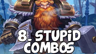 8 Stupid Alterac Valley Combos  Hearthstone Fractured in Alterac Valley [upl. by Sitrik115]