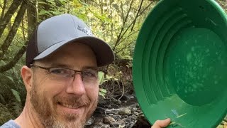 LIVE Gold Panning on my Creek Sunday Fall hi Chill shorts [upl. by Crescint]