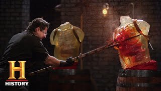 Forged in Fire The Knightly Poleaxe Tests Season 5  History [upl. by Morril740]