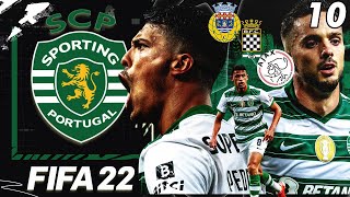 FIFA 22  Sporting Modo Carreira 10  Três competições [upl. by Oicirbaf]