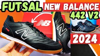 UMA DAS MELHORES CHUTEIRAS 2024👀 CHUTEIRA FUTSAL NEW BALANCE 442 V2 TEAM IN É BOA MAS NÃO É BARATA😲 [upl. by Ayala]