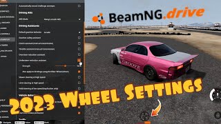 My Personal 2023 BeamNGDrive Wheel Settings  Tips for Direct Drive and Logitech Users [upl. by Ebeohp537]