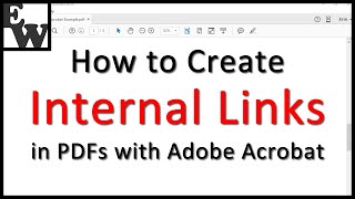 How to Create Internal Links in PDFs with Adobe Acrobat [upl. by Utica519]