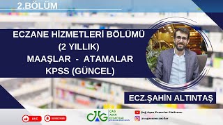 ECZANE HİZMETLERİ BÖLÜMÜ  ECZŞAHİN ALTINTAŞ [upl. by Nerval245]