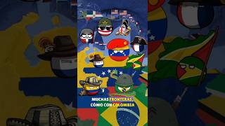 LAS FRONTERAS DE VENEZUELA countryballs mapa curiosidades historia venezuela [upl. by Deana]