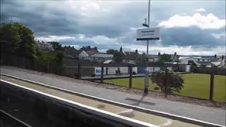 ScotRail Far North Line Invergordon ⇒ Dunrobin Castle 158 721 [upl. by Ahsenal629]