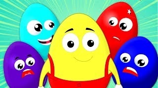 Ten In The Bed  Surprise Eggs  Nursery Rhymes Songs For Kids  Children Rhymes [upl. by Alrep]