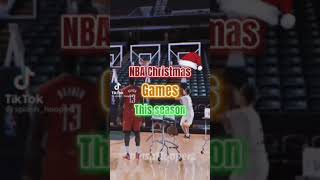 NBA Christmas Games This Season ⛄ nba basketball [upl. by Asaeret]