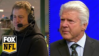 Jimmy Johnson Troy Aikman moved to tears at surprise HOF announcement  FOX NFL [upl. by Felicidad435]