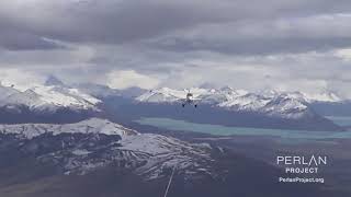 Turbulent Tow of the Perlan 2 Glider Over the Andes Mountain Range [upl. by Bronez]