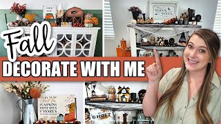 Decorate With Me For Fall amp Halloween fall decorating ideas [upl. by Muller633]