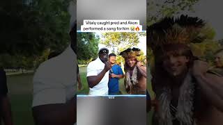 Vitaly caught pred and Akon performed a song for him akon vitaly [upl. by Chucho36]