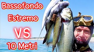 Pesca Sub BASSOFONDO ESTREMO vs 10 MT•IL MIGLIOR VIDEO di inizio ESTATE che avrei potuto realizzare [upl. by Anilasor]