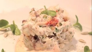 California Crab Salad  Gourmet Recipes [upl. by Namharludba]