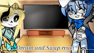 •Dream and Swap react to Ink’s AUs• Angst  flashing glitches [upl. by Gibb]