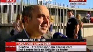 Adepto do Benfica descobre droga de Paulo Futre  Trabzonsporina [upl. by Cecilla]