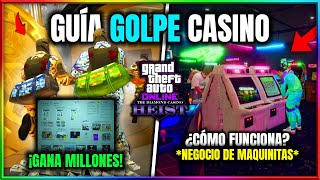 GUÍA COMPLETA GOLPE al CASINO  ARCADE PUNTOS de INTERÉS PREPARATORIAS y MÁS  GTA Online [upl. by Kirima]