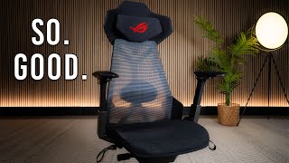 ASUS ROG Destrier Chair DESTROYS ALL Gaming ChairsIF you can find it [upl. by Boesch909]