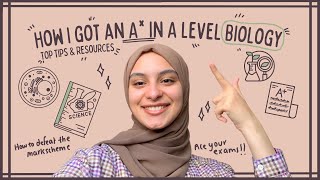 HOW I GOT A IN A LEVEL BIOLOGY  TOP revision tips resources notes amp websites to ace your exams [upl. by Aiket]