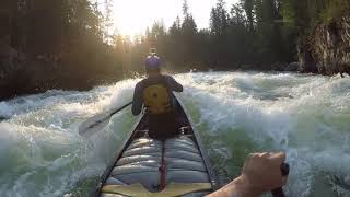 Whitewater canoeing on the Shuswap River [upl. by Bivins280]