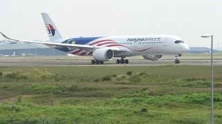 Kuala Lumpur Airport KUL plane spotting post Merdeka Day airspace closure Part 2 [upl. by Knowle122]