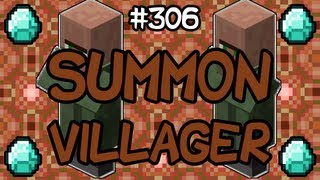 Minecraft Mods  SUMMON VILLAGER MOD [upl. by Rammus106]