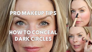 My pro makeup tips to conceal dark circles and tired eyes [upl. by Cheslie]