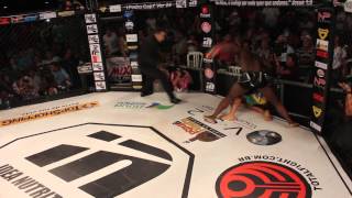 Melvin Manhoef vs Cyborg 2 27 april 2014 [upl. by Baker962]