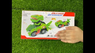 Deform Dinosaur Transformer Car Unboxing  Toys For kids [upl. by Cogen975]