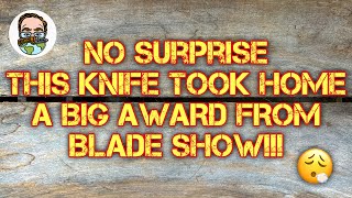 No surprise this knife took home a BIG Blade Show award Another knife of the year contender 🥵😮‍💨🔥 [upl. by Clarine]