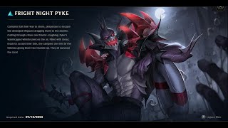 FRIGHT NIGHT PYKE SKIN SPOTLIGHT09162024 [upl. by Eireva]