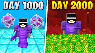 I Survived 2000 Days in HARDCORE Minecraft FULL MOVIE [upl. by Arber48]