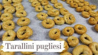 Taralli pugliesi fatti in casa Impasto con bimby [upl. by Mullen]