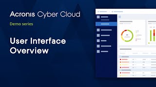 User Interface Overview  Acronis Cyber Backup Cloud  Acronis Cyber Cloud Demo Series [upl. by Salamone]