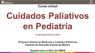 Curso Cuidados Paliativos en Pediatría Primer día [upl. by Zak]