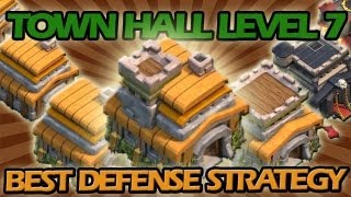 BEST Town Hall Level 7 Defense Strategy for Clash of Clans  Awesome Raiding Strategy [upl. by Atnovart79]