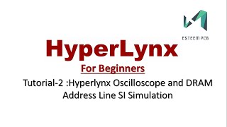 DDR3 Waveform on HyperLynx Oscilloscope  HighSpeed Simulation Tutorial2 with HyperLynx [upl. by Centonze]