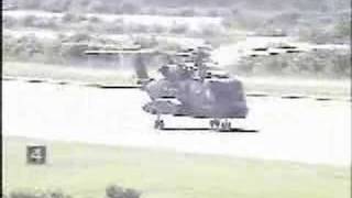 S92 helicopter autorotation power off landing [upl. by Hcurab]