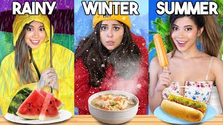 Guess the Season FOOD CHALLENGE very hard AzzyLand [upl. by Aliahkim]