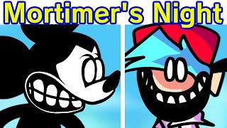 Friday Night Funkin VS Mickey Mouse  Mortimers Night FULL Week FNF ModMouseAVICreepypasta [upl. by Viens]