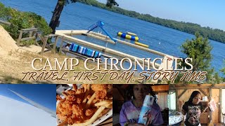 TRAVEL WITH ME TO CAMP AMERICA STORY TIME FIRST DAY TINEKÉ IMAN [upl. by Margarette844]