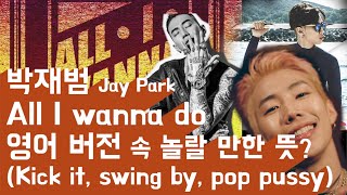 박재범 All i wanna do 한국어 버전보다 입 떡 벌어지게 훨씬 야한 영어 ver [upl. by Schramke969]