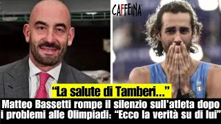 “La salute di Tamberi” Bassetti rompe il silenzio sullatleta dopo i problemi alle Olimpiadi [upl. by Klemm]