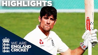 Cook Hits Emotional Century In Final Ever Innings  England v India 5th Test Day 4 2018  Highlights [upl. by Claudia419]