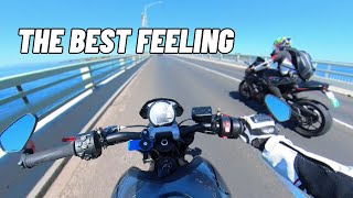 POV Feel The Freedom of Riding a Motorcycle [upl. by Nyleda]