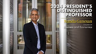 2024 Presidents Distinguished Professor Lecture [upl. by Tengler]